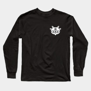 Devilishly Cute - Pocket Design Long Sleeve T-Shirt